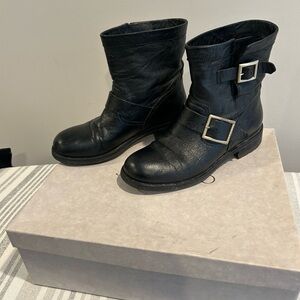 Jimmy Choo Black Ankle Boots